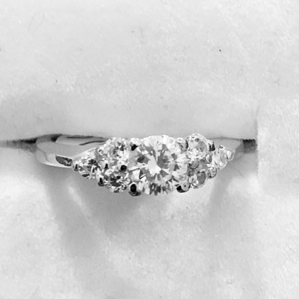 925 Sterling Silver Cubic Zirconia Ring